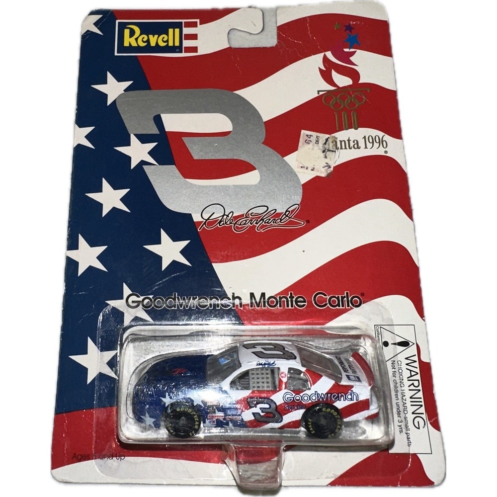 Dale Earnhardt  #3 Monte Carlo‎ Revell Atlanta 1996 Olympics USA NOC 1:64 scale